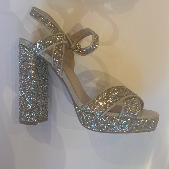 High heel sparkly Top shop shoes size 39 - Picture 2 of 3